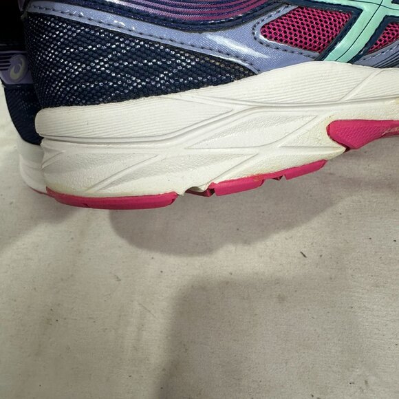 Asics Gel Contend 3 Womens Running Shoes Size 9.5 Navy/Pink Mesh & Synthetic - Picture 8 of 10